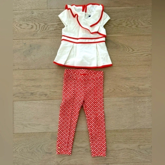Janie and Jack 2 piece girls outfit 3T - Picture 1 of 5